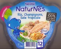 Количество сахара в NaturNes riz, champignons, sole tropicale