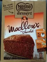 Suhkru kogus sees NESTLE DESSERT Préparation pour Moelleux au Chocolat 344g