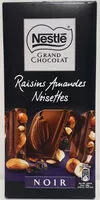 Sucre et nutriments contenus dans Grand chocolat