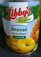 Zucker und Nährstoffe drin Libby s