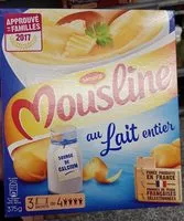 Cantidad de azúcar en MOUSLINE Purée au lait entier Format Famille (3x125g)