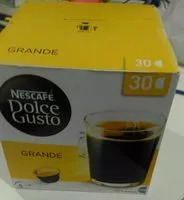 Amount of sugar in DOLCE GUSTO Grande