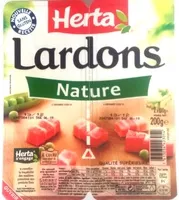 Cantidad de azúcar en Lardons, Nature