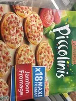 चीनी की मात्रा BUITONI PICCOLINIS Mini-Pizzas Surgelées Jambon Fromage 540g