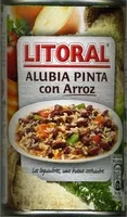 Cantidad de azúcar en Alubia pinta con arroz