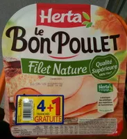 Sucre et nutriments contenus dans Le bon poulet