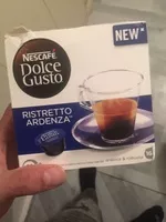 Sokerin määrä sisällä Dolce Gusto ristretto ardenza