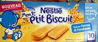入っている砂糖の量 Mon 1er P'tit Biscuit