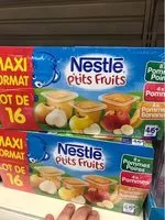 Sucre et nutriments contenus dans Nestle petits fruits