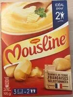 Cantidad de azúcar en MOUSLINE Purée Nature petit format, 3 sachets pour 2 personnes (3x65g)