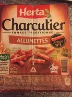 Suhkru kogus sees Allumettes Charcutier