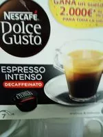 Количество сахара в Dolce Gusto Espresso intenso decafeinato