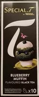 Suhkru kogus sees SPECIAL.T Thé Noir Blueberry Muffin