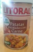 Suhkru kogus sees Patatas estofadas con carne