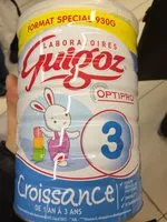 Zuckermenge drin Lait Croissance 3