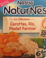 Sucre et nutriments contenus dans Natures nestle