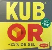 含糖量 MAGGI KUB OR Bouillon Réduit en sel de -25% - 32 cubes - 121,6g