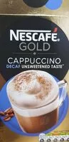 Количество сахара в GOLD Cappuccino Decaf Unsweetened Taste Coffee, 8 Sachets x