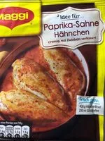 Quantité de sucre dans Fix für Paprika-Sahne Hähnchen