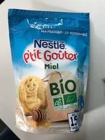 入っている砂糖の量 P’tit gouter Miel