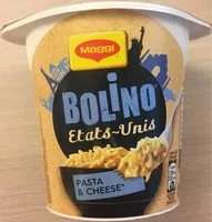 Suhkru kogus sees MAGGI BOLINO U.S. pasta and cheese* 78g *(pâtes au fromage)