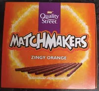 İçindeki şeker miktarı Quality Street Matchmakers Zingy Orange