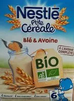 含糖量 Nestlé P'tite Céréales Blé et Avoine