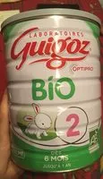 Sucre et nutriments contenus dans Guigoz 2