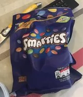 Sucre et nutriments contenus dans Smarties dove