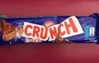 Amount of sugar in CRUNCH SNACK Barre chocolatée - 33g