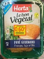 İçindeki şeker miktarı GARDEN GOURMET Pavé Gourmand fromage soja et blé x2