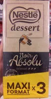 Quantité de sucre dans NESTLE DESSERT Noir Absolu 3x170g
