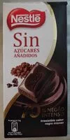 入っている砂糖の量 Chocolate negro intenso sin azúcares añadidos