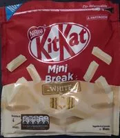 Sucre et nutriments contenus dans Kit kat mini break