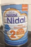 Количество сахара в NESTLE NIDAL 2 Bébés Gourmands Lait de suite 2ème âge 800g de 6 mois à 1 an