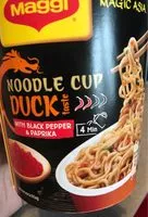 चीनी की मात्रा Asia Noodle Cup Duck