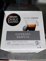 Amount of sugar in DOLCE GUSTO Espresso Barista