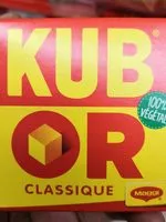 Sucre et nutriments contenus dans Kub or