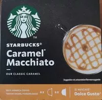 中的糖分和营养成分 White caramel macchiato