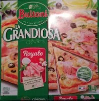 Amount of sugar in GRANDIOSA pizza regina