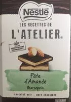 入っている砂糖の量 LES RECETTES DE L'ATELIER. Pâte d'amande CHOCOLAT NOIR PURE CHOCOLADE MET MARSEPEIN