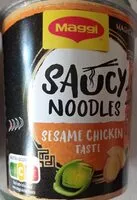 Suhkru kogus sees Saucy Noodles Sesame Chicken Taste