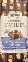 中的糖分和营养成分 Nestle les recettes de l atelier