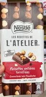 入っている砂糖の量 Les Recettes de L'Atelier - Noisettes entières torréfiées - chocolat noir