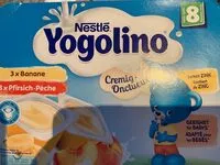 Sucre et nutriments contenus dans Yogolino