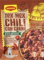 入っている砂糖の量 Tex-Mex Chili con Carne Fix