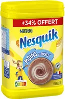 Zuckermenge drin NESQUIK Moins de Sucres Poudre Cacaotée Boite 871g