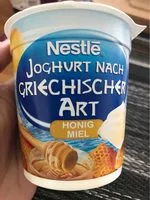 Cantidad de azúcar en Yogourt à la Grecque au Miel
