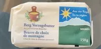 Zuckermenge drin Beurre de choix de la montagne
