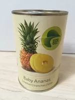 İçindeki şeker miktarı Baby Ananas tranches